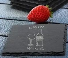 Stoere Leistenen Gepersonaliseerde Onderzetters – (Set van 4)