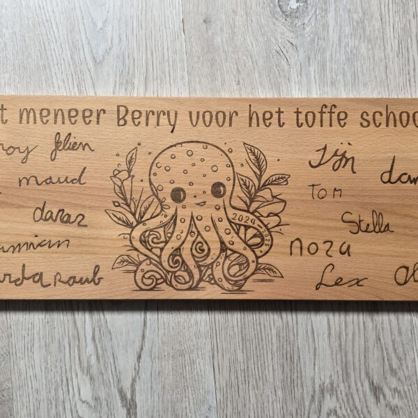 Gegraveerde Borrelplank – Persoonlijk Cadeau & Lasergravure